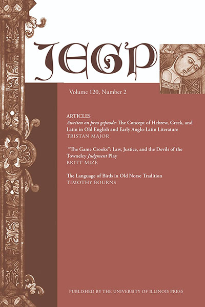 The Journal of English and Germanic Philology