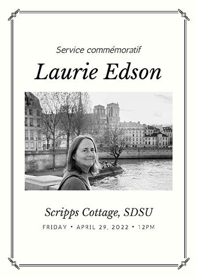 Laurie Edson memorial