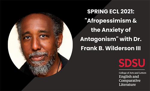 Spring 2023: Afropessimism & the Anxiety of Antagonism, Frank B. Wilderson III
